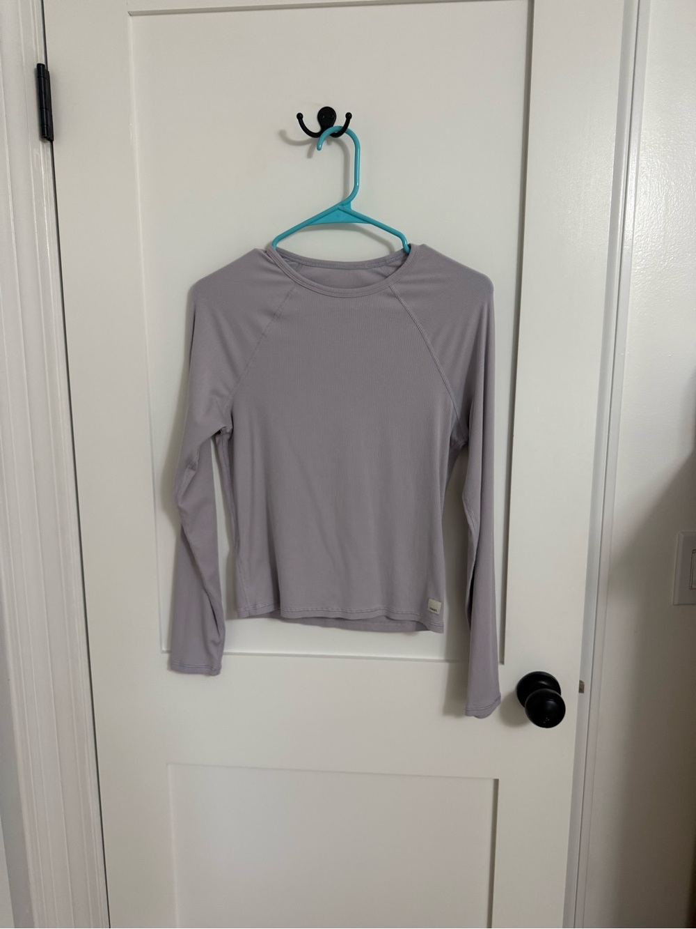Vuori Long Sleeve Crewneck Top - Lavender Gray
